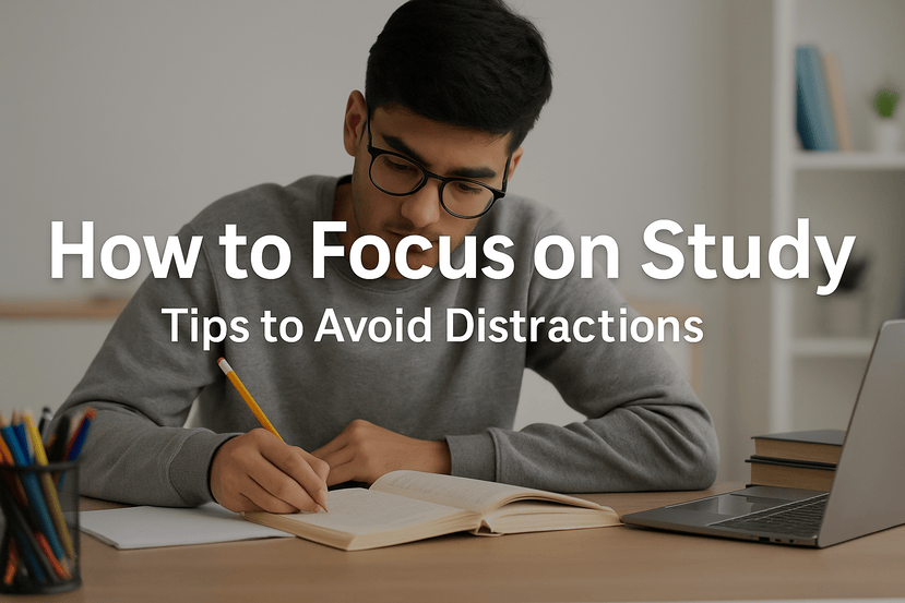 How to Focus on Study: 3 Practical Tips for Students to Stay Concentrated and Motivated